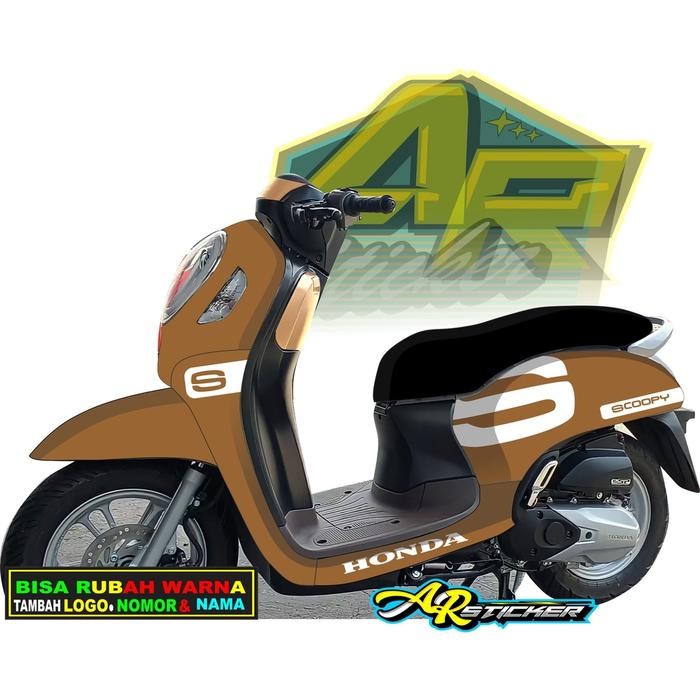 (Allthebest) Decal scoopy 2021 / STIKER SCOOPY 2021 Decal Scoopy full body Full
