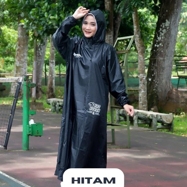 (Allthebest) Jas Hujan Mantel Ujan Pria Wanita Model Gamis