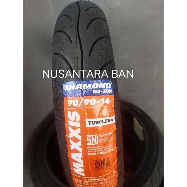 (Allthebest) Ban Maxxis 90 90-14 Diamond Tubles Beat Vario Belakang