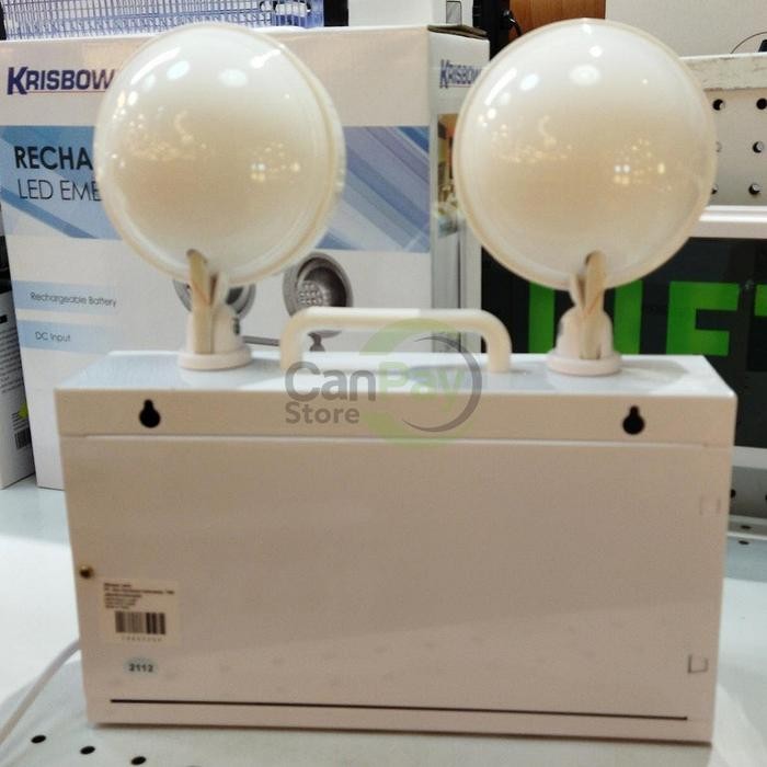 Krisbow Lampu Darurat Twin Spot Emergency Lamp