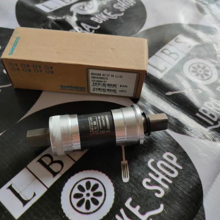 Promo Bottom Bracket Shimano Un300 123 Mm Kotak L Bb Shimano Un300 123 Mm