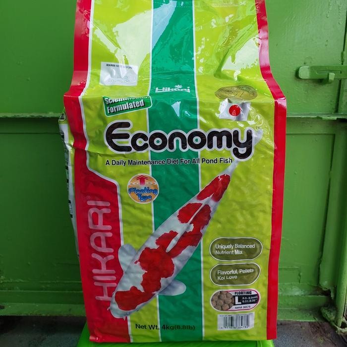 HIKARI ECONOMY 4KG SIZE L / PELET IKAN KOI KOKI HIAS