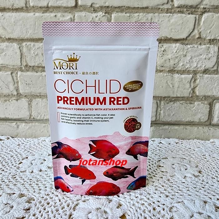 MORI PREMIUM CICHLID CHICLID CIKLIT PAKAN MAKANAN PELET IKAN KECIL
