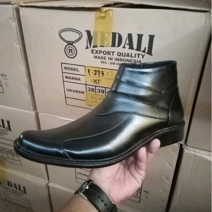 Sepatu Kulit Medali Sepatu Pria Pdh Booth Sepatu Kantor Sepatu Kerja