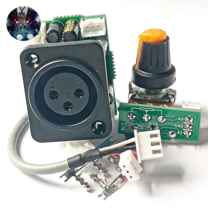 Kit Preamp Balance Mic Dynamic