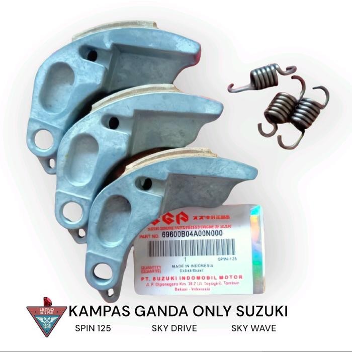 Kampas Ganda Only Suzuki Spin 125 Skywave Skydrive Hayate Motor Motorcycle Sparepart