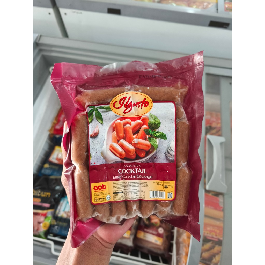 

ILGUSTO BEEF COCKTAIL SAUSAGE 250G