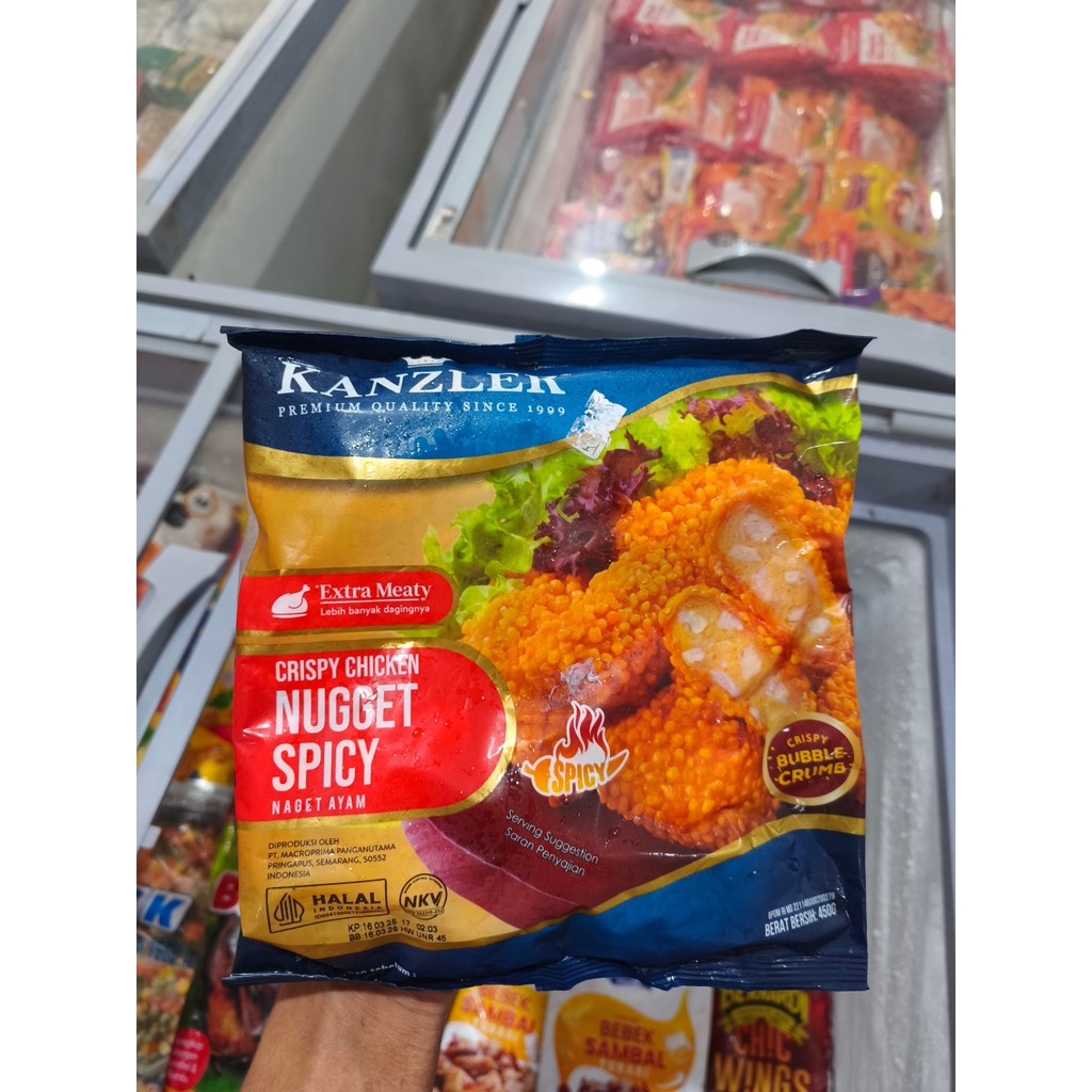 

KANZLER CRISPY CHICKEN NUGGET SPICY 450G