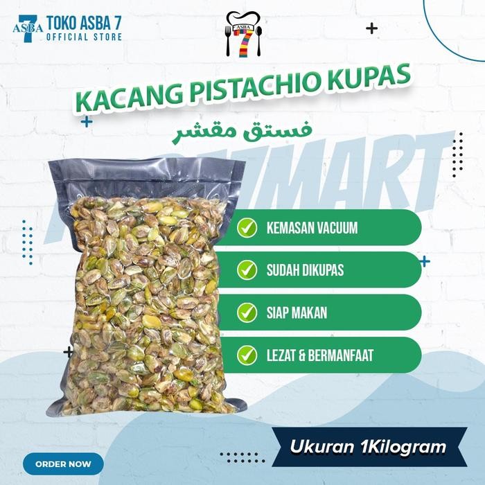

Asba Kacang Pistachio Kupas 1 Kg