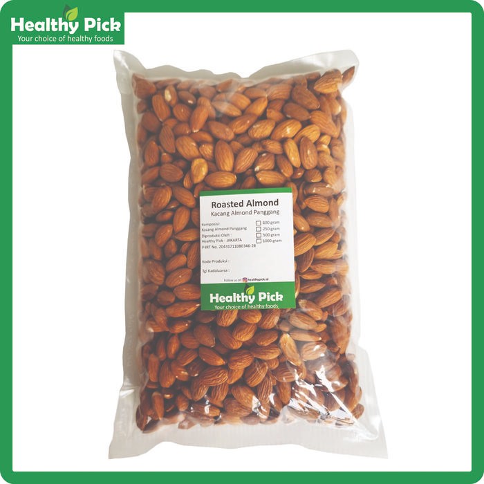 

Roasted Whole Almond 1Kg ( Kacang Almond Panggang )