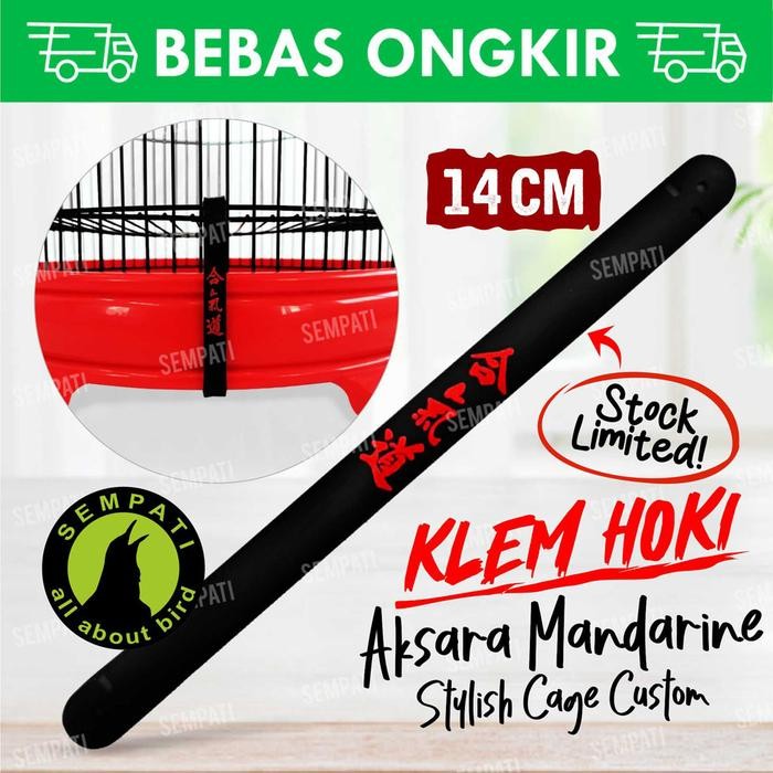 Jepitan klem tebok sangkar kadang burung lovebird pleci murai aksara