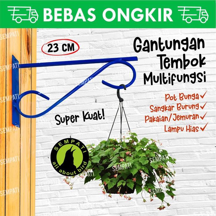 GANTUNGAN SANGKAR BURUNG GANTUNGAN POT BUNGA RAK DINDING KECIL GTKCL