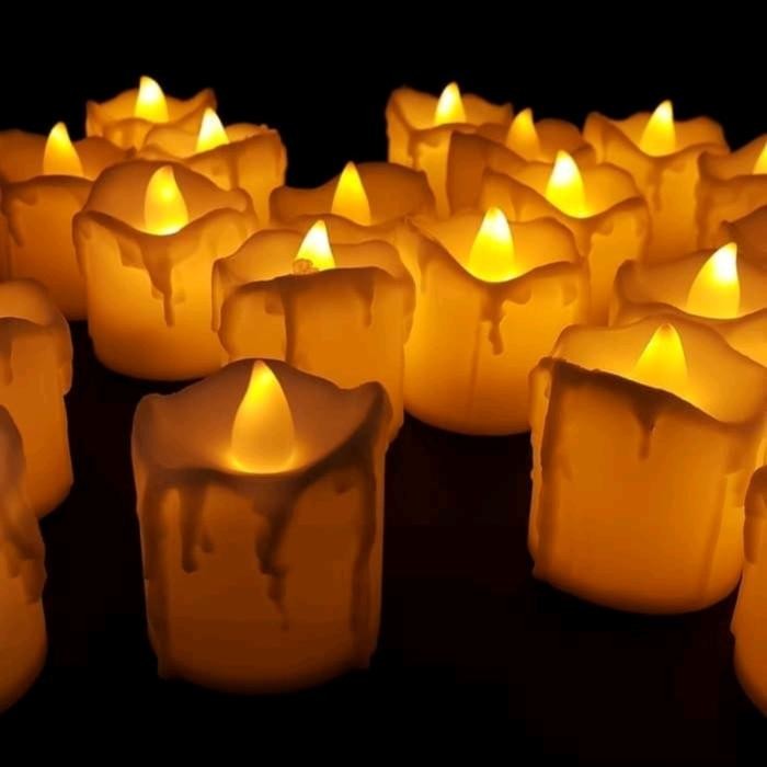 pene Lampu Lilin Elektrik LED LELEH Candle Lilin Hias