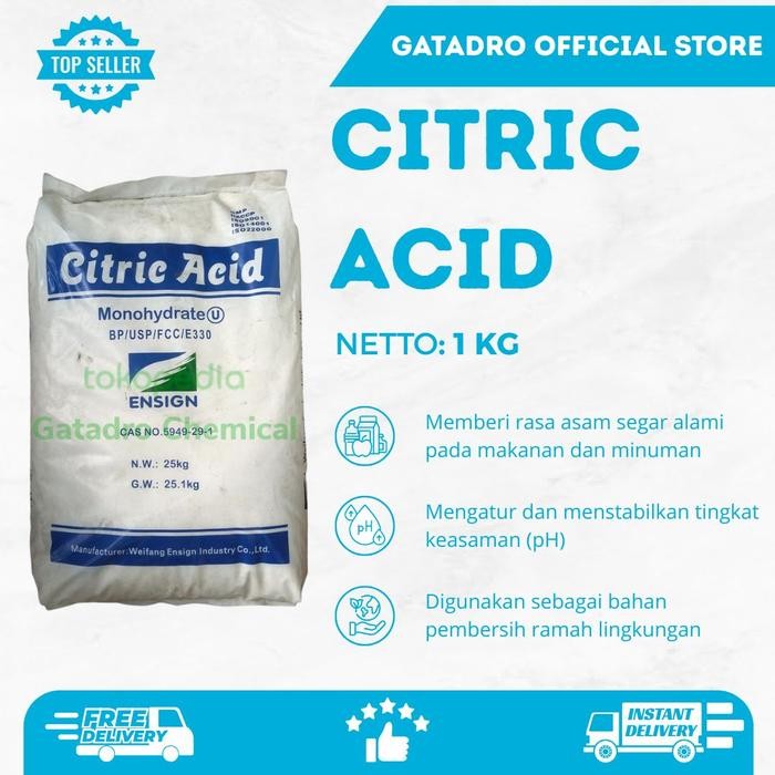 

Citric Acid Citrun Monohydrate 1kg