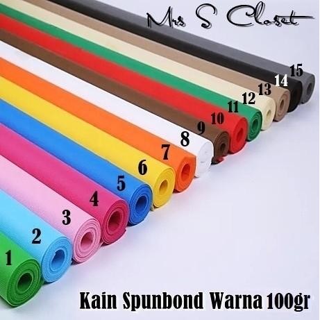 (Allthebest) Kain Goodie Bag Tebal / Kain Spunbond Meteran / Kain Furing 100gr