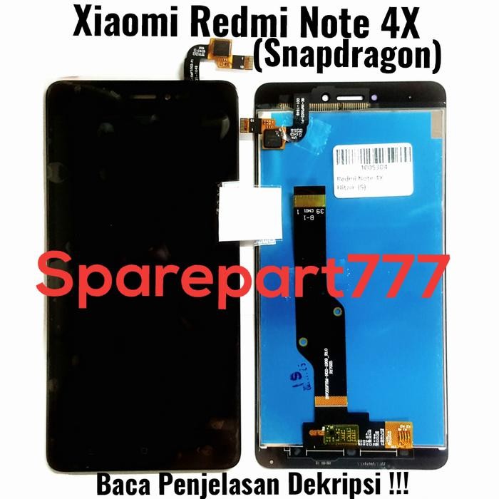 Ori OEM LCD Touchscreen Fullset Xiaomi Redmi Note 4X Snapdragon