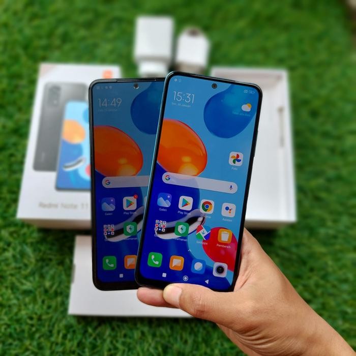 Handphone xiaomi redmi note 11 4/128gb & 6/128gb second seken bekas