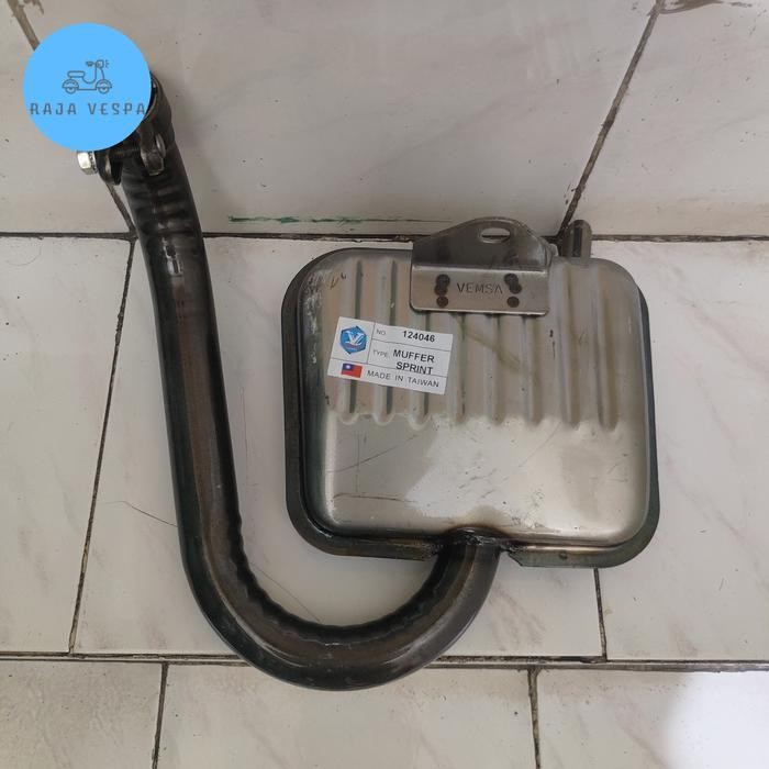 Knalpot vespa super sprint Vemsa