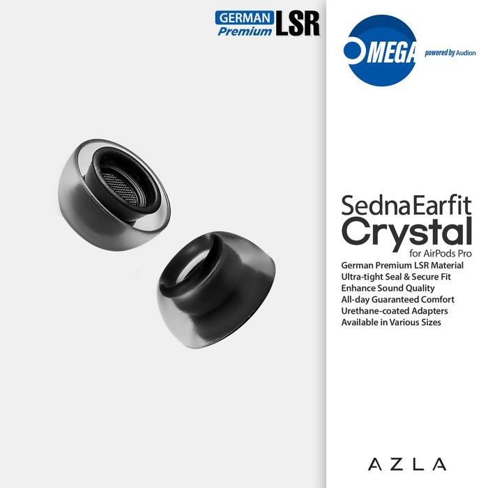 Azla Sednaearfit Crystal For Apple Airpods Pro Lsr Silicone Eartips