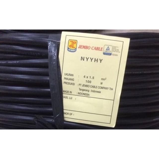 KABEL JEMBO NYYHY 4x1.5 4x1,5 4 x 1,5 4 x 1.5 JEMBO 100M 100 METER