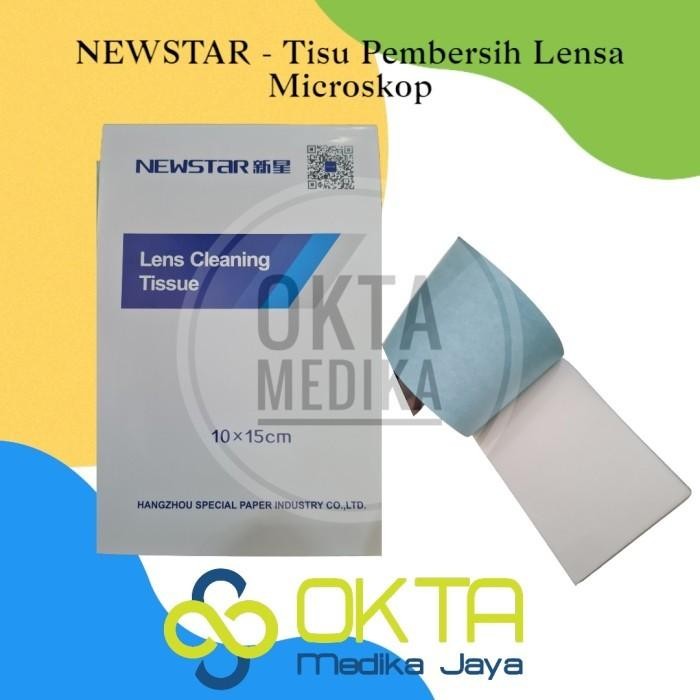 (Expert) NEW STAR - TISU PEMBERSIH LENSA MIKROSKOP KERTAS LENSA 10 X