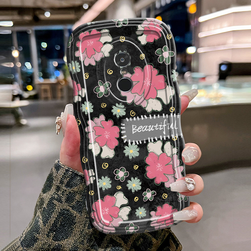 Casing Hp Untuk Xiaomi Redmi Note 4 Note 4X Note 4 Pro Case Casing pola Bunga Kesing HP Kasing Silik