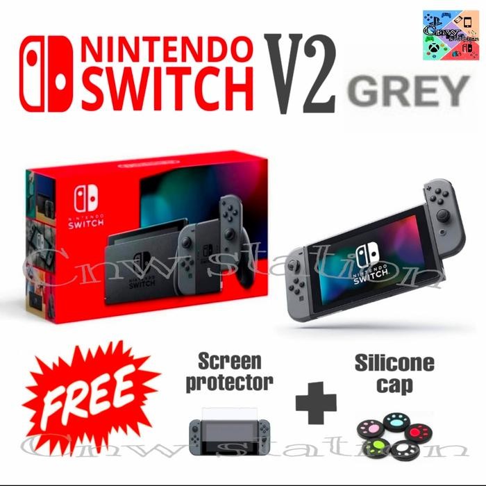 Limited Nintendo Switch V2 Grey New