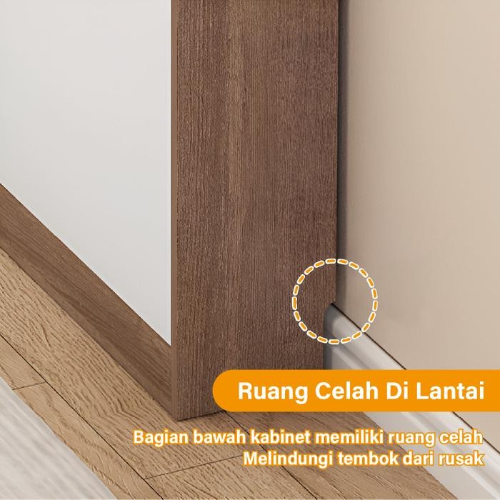 Lemari Sepatu Minimalis Lemari Sepatu Tertutup Xj-6-1 Rak Sepatu Dinding Rak Serbaguna