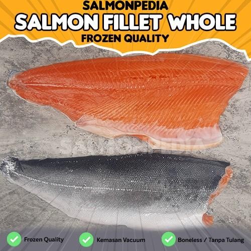 

Frozen Salmon Fillet Whole /Fillet Salmon Utuh 1kg Beku Boneless