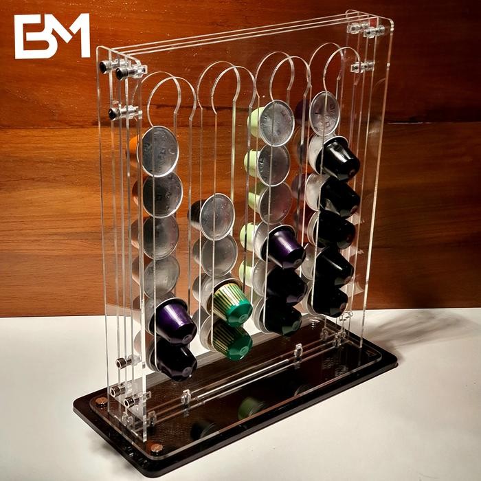 

display stand acylic nespresso capsule