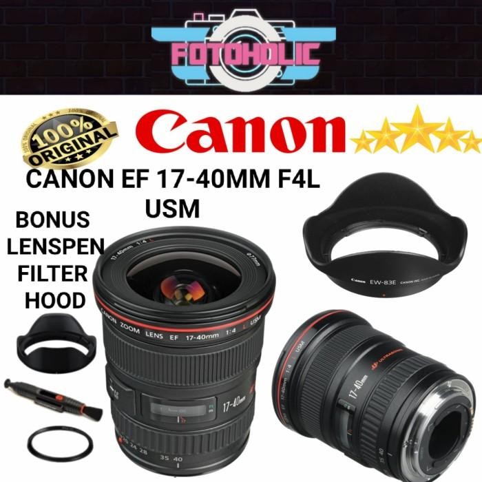 [Expret] LENSA CANON EF 17-40MM F4L USM/EF17-40MM USM/CANON 17-40 USM WHITE BOX
