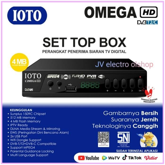 [Expret] Set Top Box TV Digital POLYTRON / STB POLYTRON DVB T2 Receiver Digital