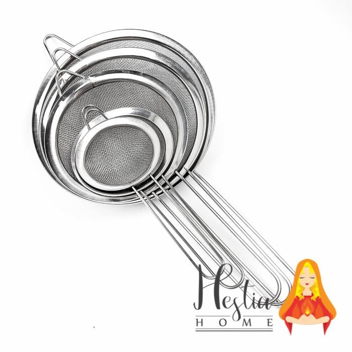 

Saringan Kopi Teh Minyak Goreng Halus Strainer Stainless Ayakan Bubuk