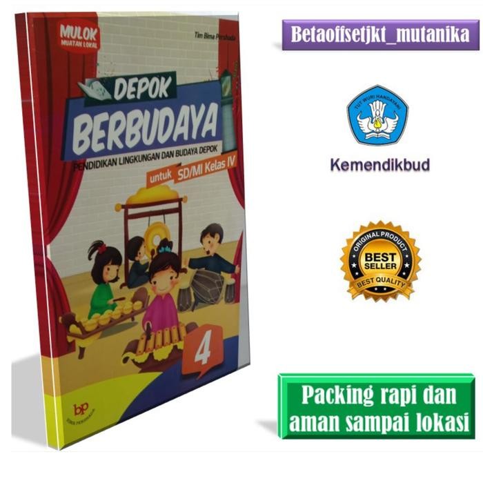 

Ready- Buku Sd/Mi Klas 4 " Depok Berbudaya " / Original