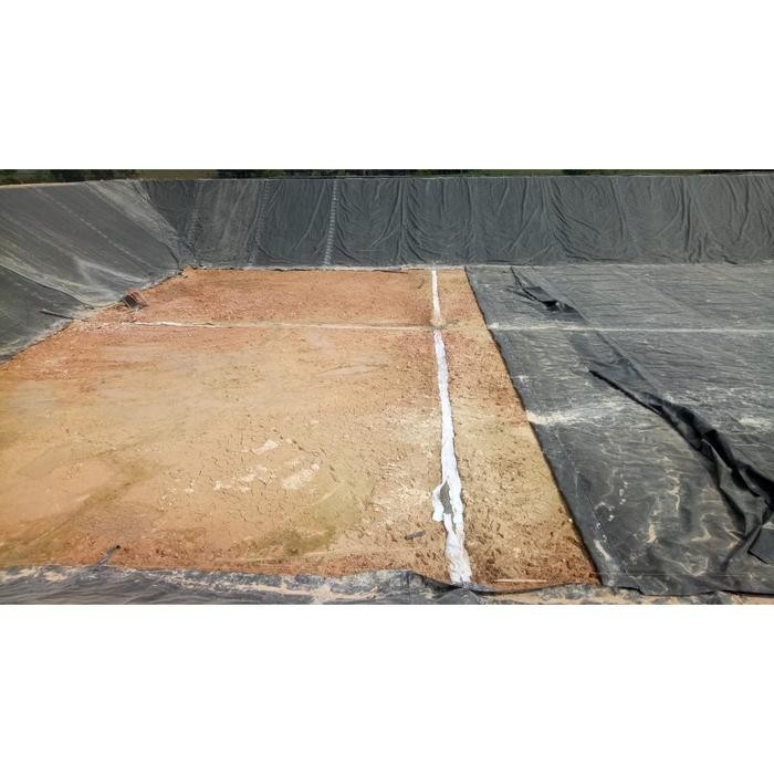 FREE ONGKIR TERPAL HDPE GEOMEMBRANE ROSTEK 50M X 5,5M, 0,3MM