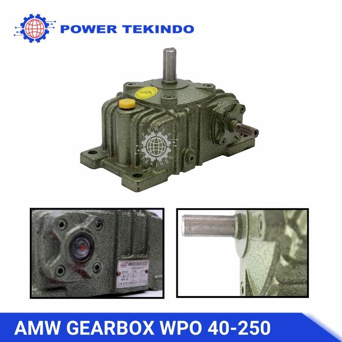AMW GEARBOX WPO 135 / WPX 135 RASIO 1:10 - 1:60 WORMGEAR SPEED REDUCER