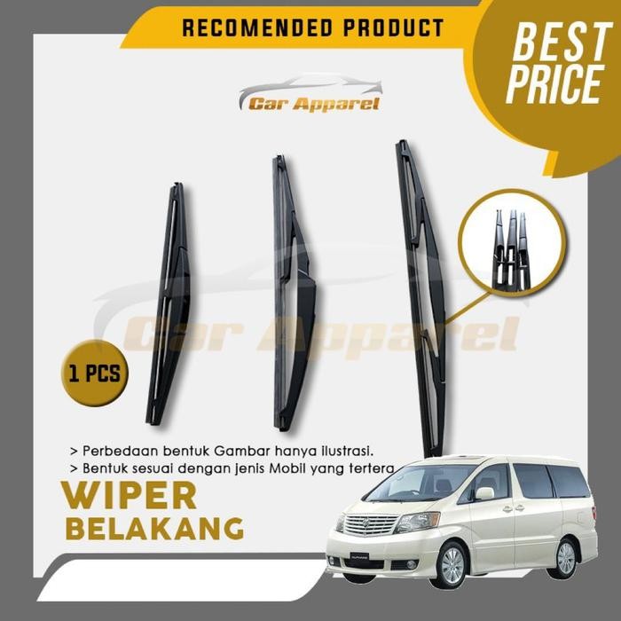WIPER BELAKANG ALPHARD GEN1 2002-2007 16" / REAR WIPER ALPHARD GEN1