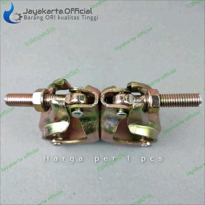 CLAM PIPA SCAFOLDING 1.5 INCH TIPE BERPUTAR UNTUK CLAMP DIAGONAL