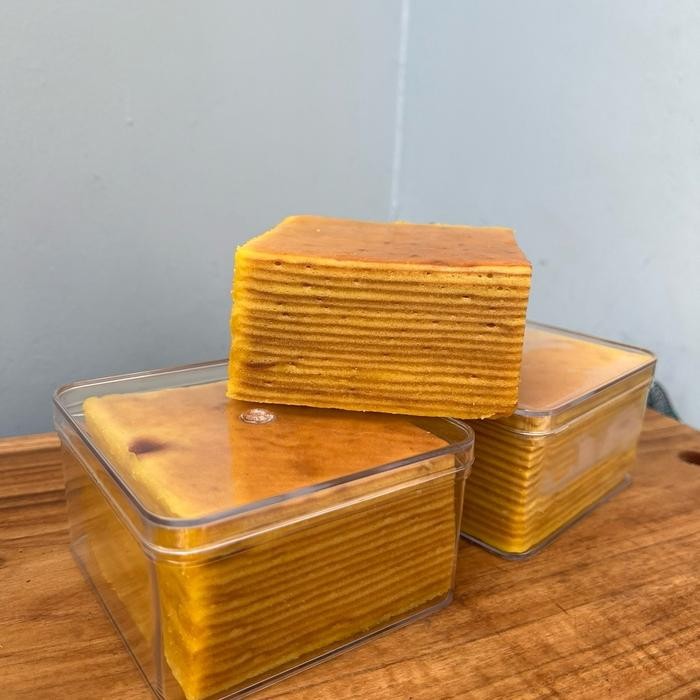 

Lapis premium mini tanpa tepung uk 10x10cm kotak toples