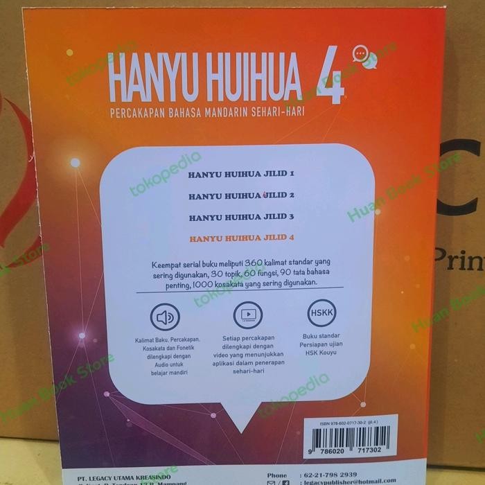 

Terlaris- Hskk 4 Hanyu Huihua - Percakapan Bahasa Mandarin Sehari-Hari
