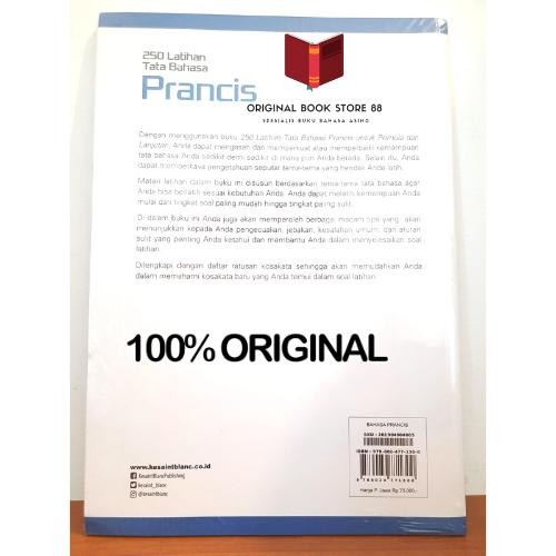 

Terlaris- Buku 250 Latihan Tata Bahasa Prancis Untuk Pemula Dan Lanjutan A1-B2