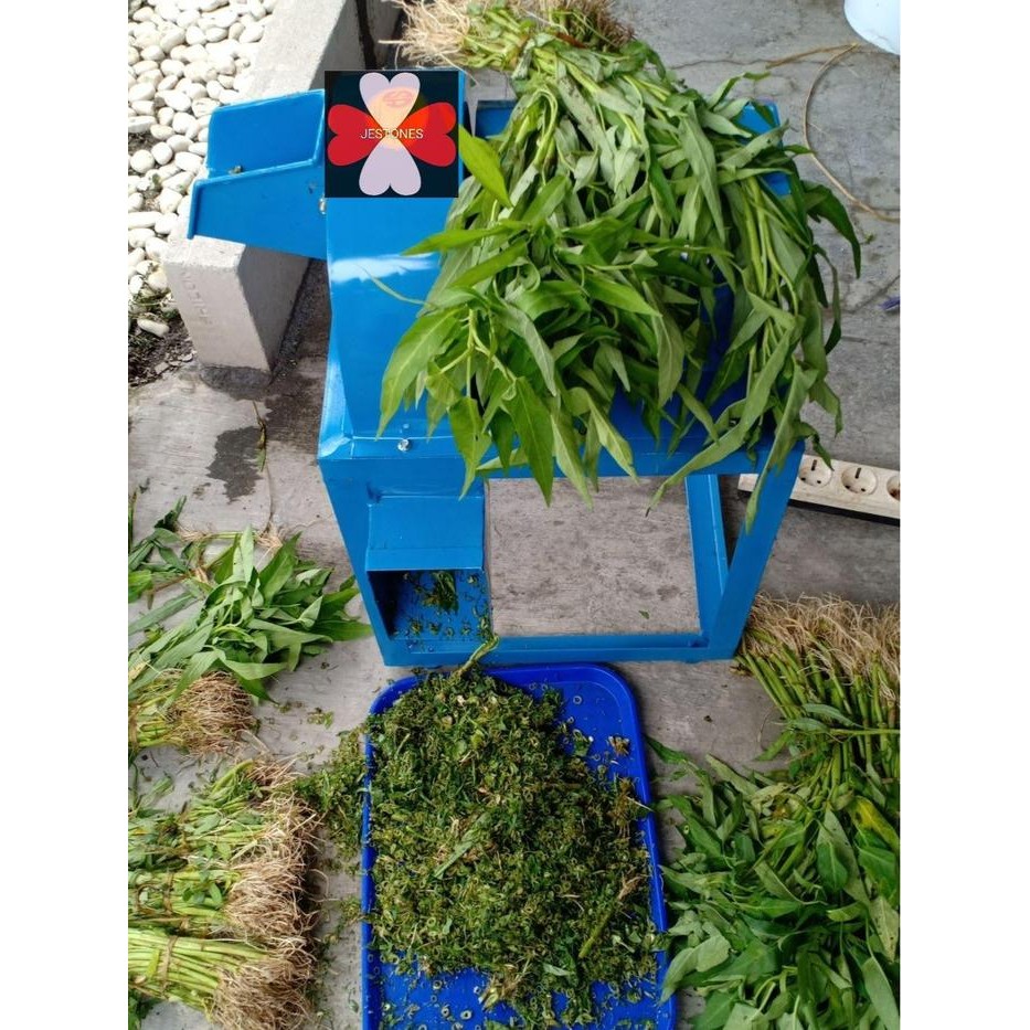 Mesin cacah rumput CH120D/Mesin Chopper mini/Mesin rajang daun pandan/Chopper