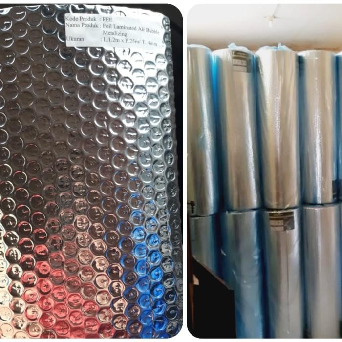 [Expert] almunium foil bubble metalizing / Peredam panas atap / Insulasi atap