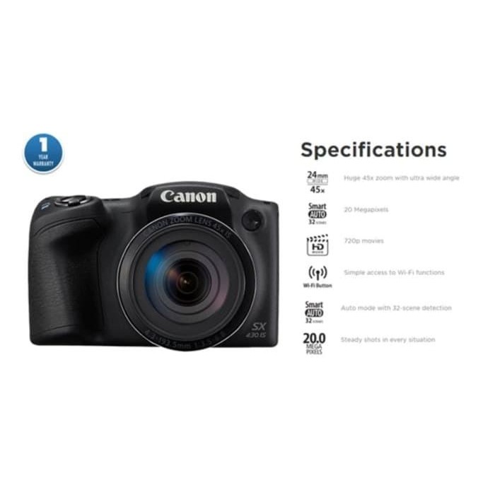 [Expert] Canon Power SX430 IS Wifi - Kamera Semipro sx 430