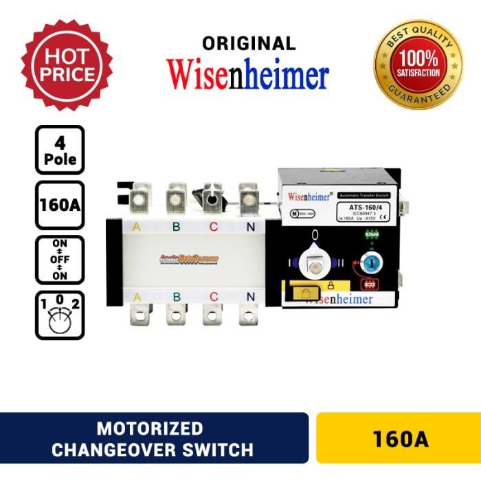 Bagus Change Over Switch 4 P 160A Motorized Cos Ohm Saklar 160 A Wisenheimer