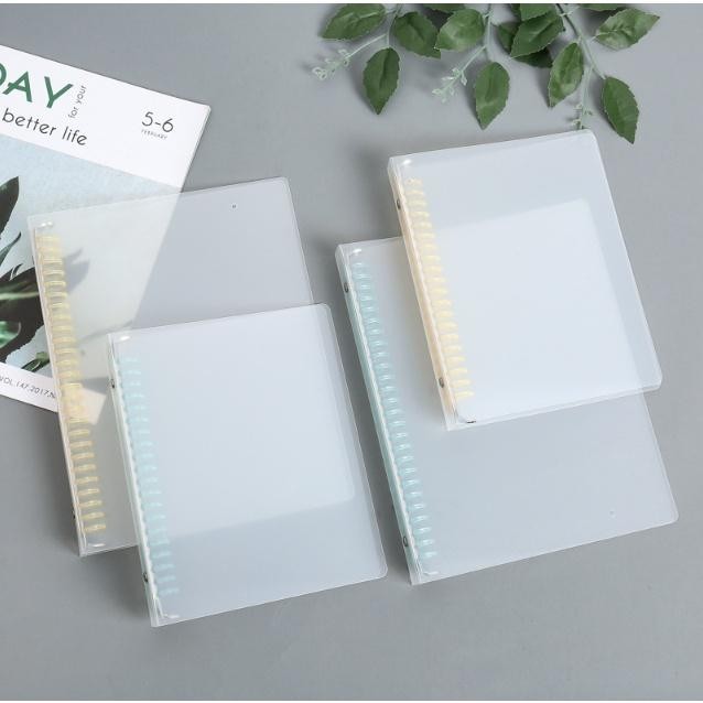

Binder Dengan Ring Warna Macaron Transparan A5 / B5 Kode 1141
