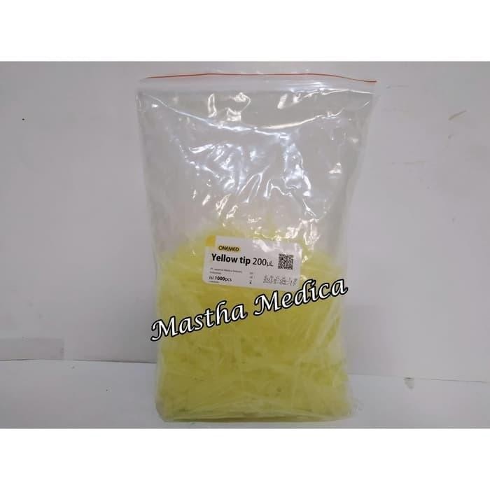 

yellow tip pippet tip 200 ul kode 942