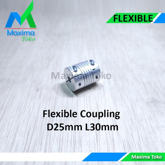 FLEXIBLE COUPLING 6X10 MM SHAFT COUPLER 6MM X 10MM D 25MM L 30MM