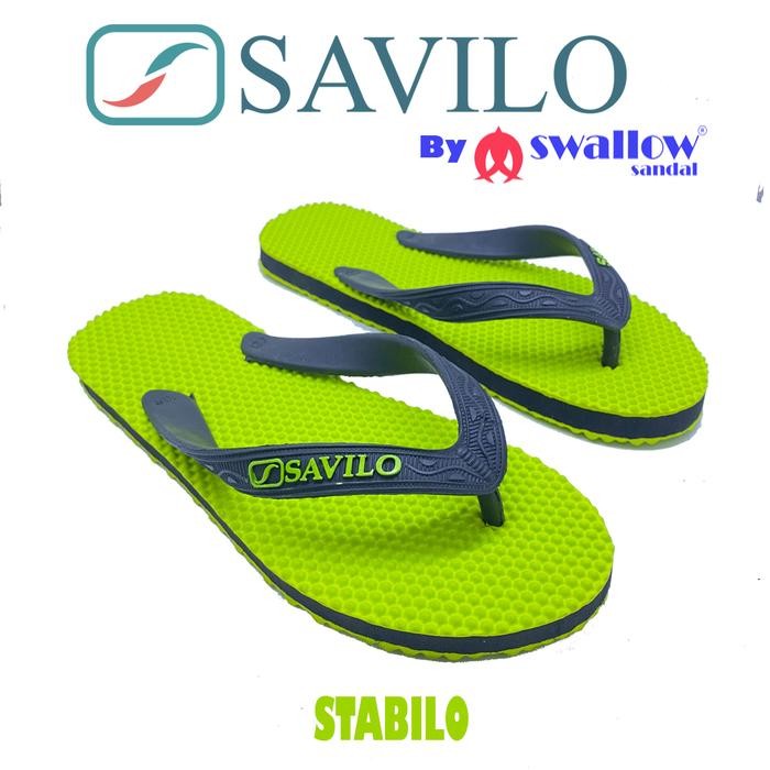 Sandal Savilo Type Stabilo by Swallow - Hijau Stabilo