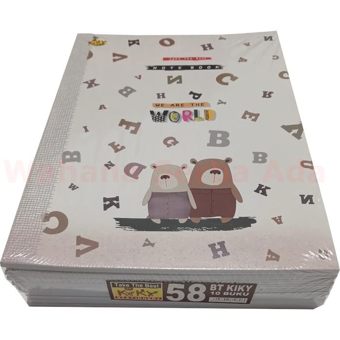 

Buku Tulis Kiky 58 Lembar 1 Pak Isi 10